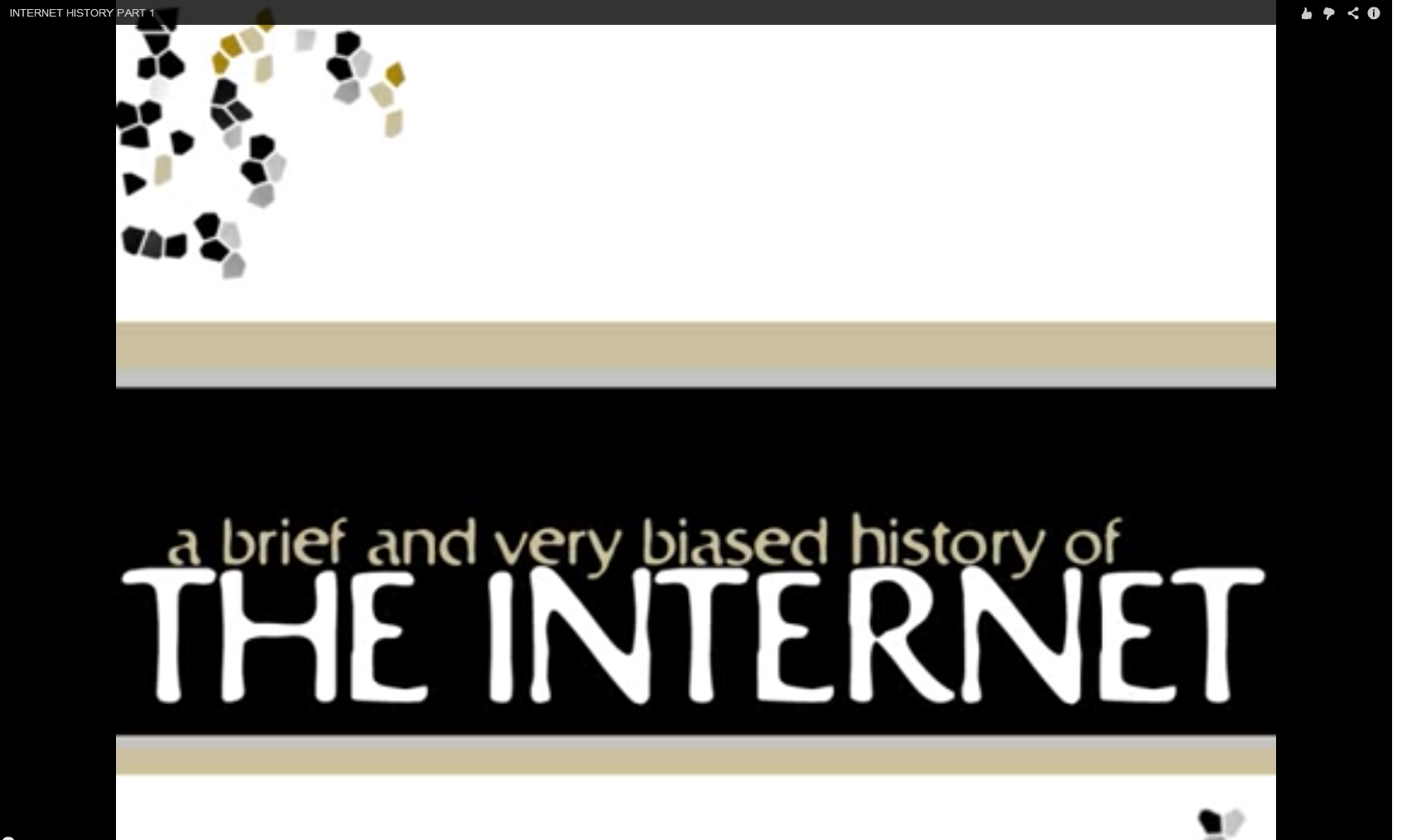 Danielle Nicole DeVoss, "A Brief and Very Biased History of the Internet, Part 1"
